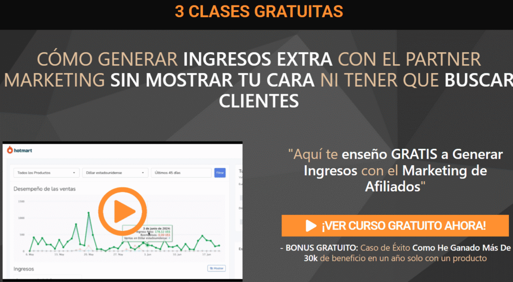 3 clases gratuitas Opinión CONFIDENCIAL (2025) del curso Partner 360 V.2, Marketing de Afiliados de Fabio Serna. ¿Rentable?